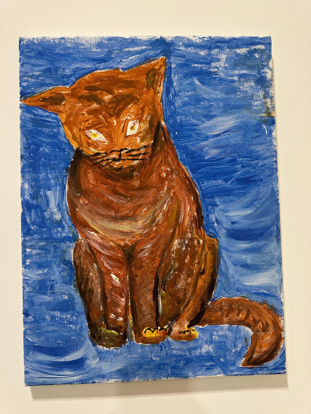 Cat painting