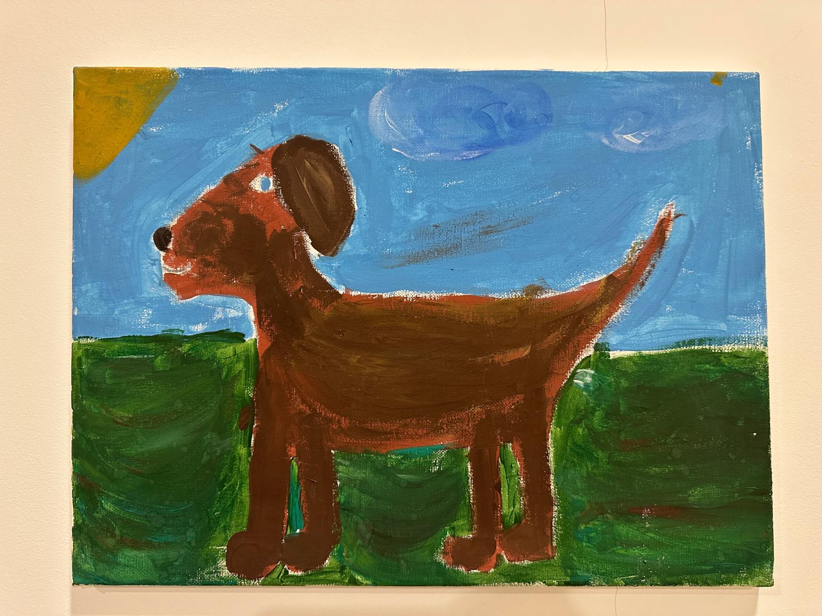 Dog painting